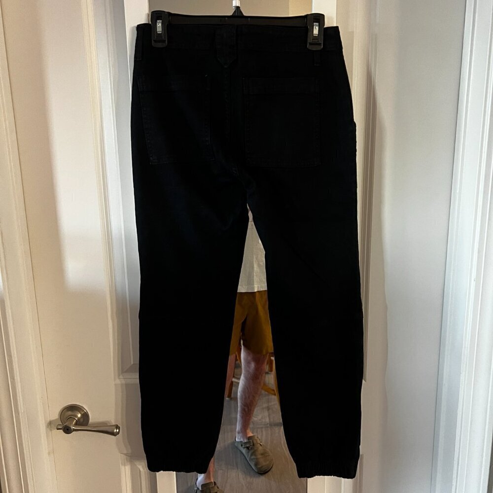 FRAME Denim Black Jogger Jeans Size 28 - Picture 4 of 4